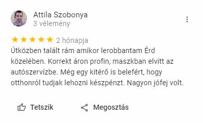 Autómentés Budapest vélemény